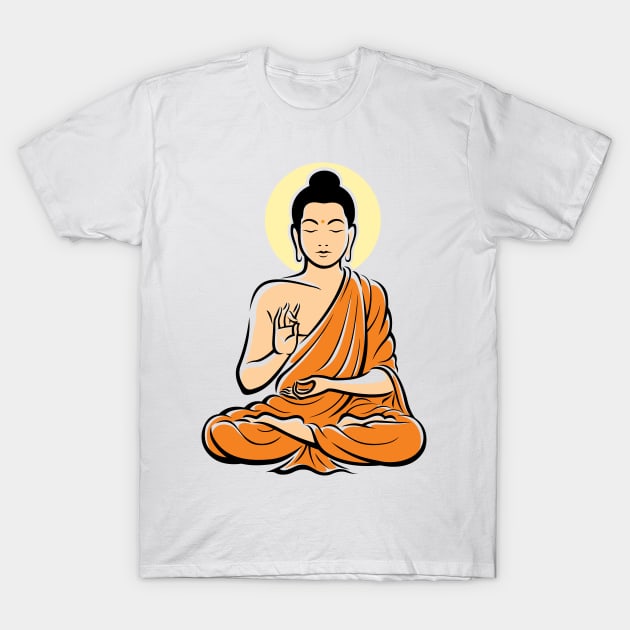 Buddha T-Shirt by Malchev